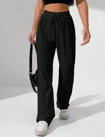 Pantaloni SHEIN, negru