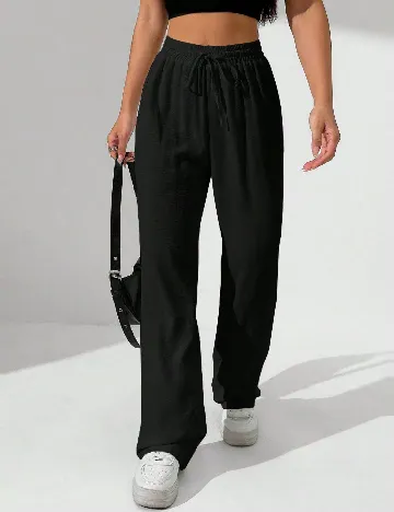 Pantaloni SHEIN, negru