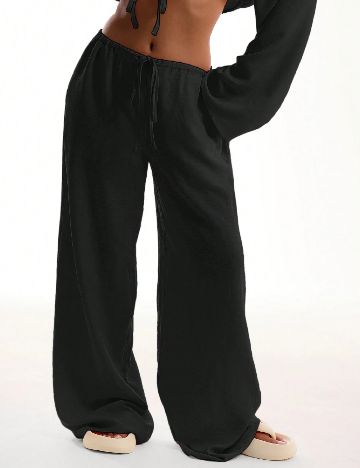 Pantaloni Musera, negru