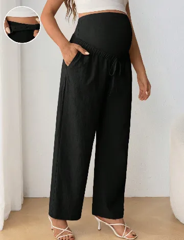 Pantaloni SHEIN Maternity, negru