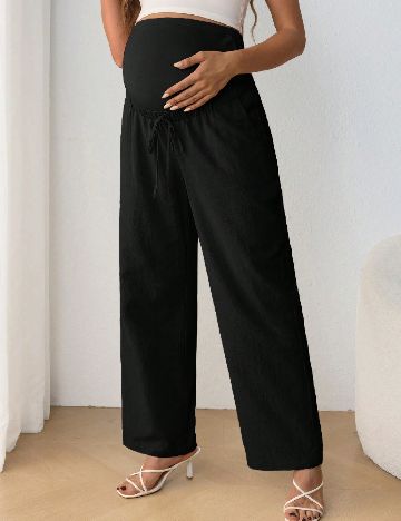 Pantaloni SHEIN Maternity, negru