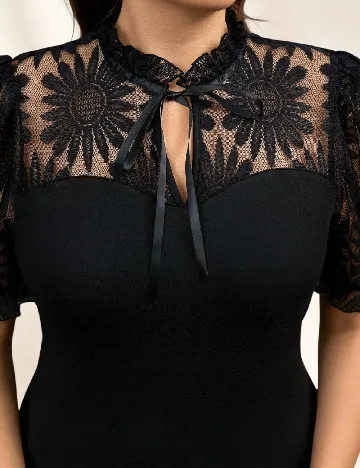 Bluza SHEIN CURVE, negru