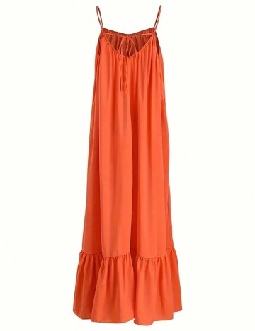 Rochie lunga SHEIN, portocaliu