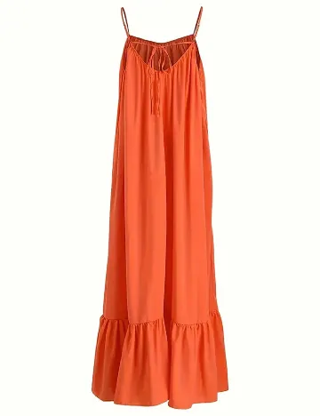 Rochie lunga SHEIN, portocaliu