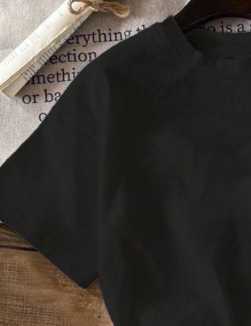 Top Shein Kids, negru
