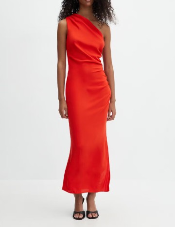 Rochie lunga Mango, rosu