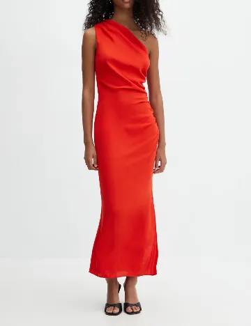 Rochie lunga Mango, rosu