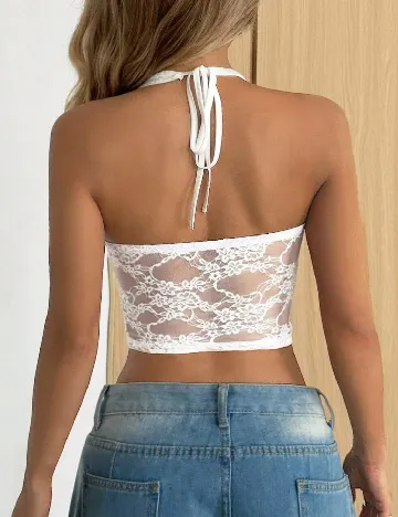 Top SHEIN, alb