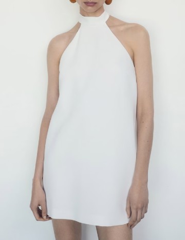 Rochie scurta Mango, alb