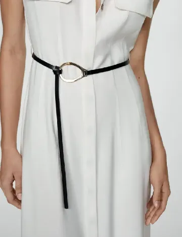 Rochie medie Mango, alb