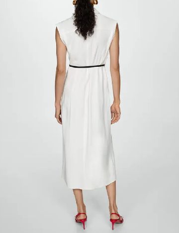 Rochie medie Mango, alb
