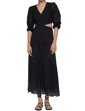Rochie lunga Mango, negru
