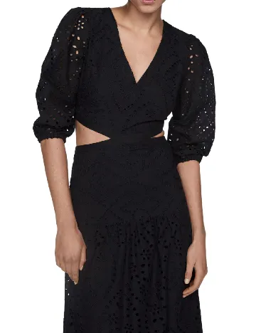 Rochie lunga Mango, negru