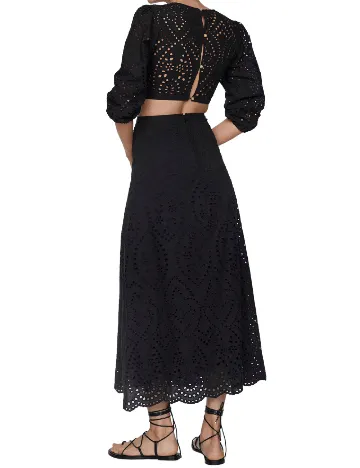 Rochie lunga Mango, negru