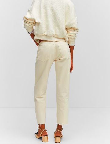 Blugi Mango, crem