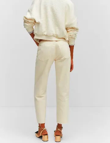 Blugi Mango, crem