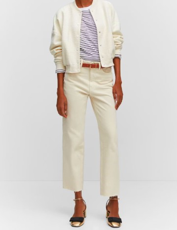 Blugi Mango, crem