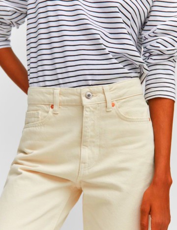 Blugi Mango, crem