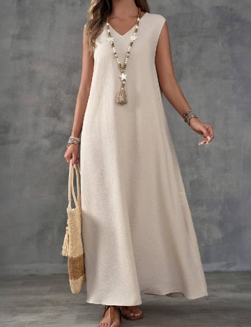 Rochie lunga Emery Rose, bej