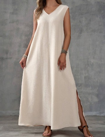 Rochie lunga Emery Rose, bej