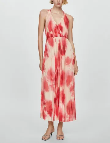 Rochie lunga Mango, roz