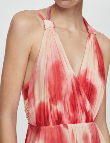 Rochie lunga Mango, roz