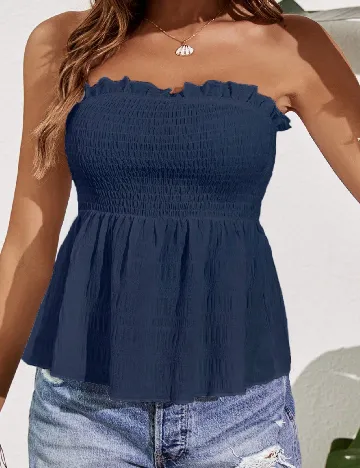 Top SHEIN, bleumarin