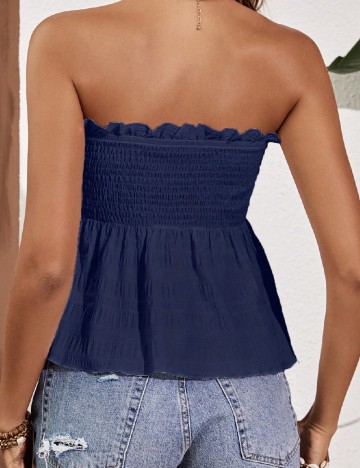 Top SHEIN, bleumarin