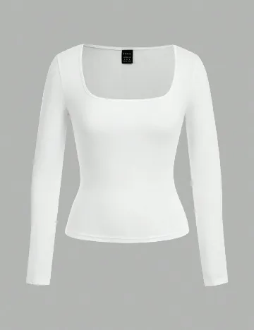 Set bluze 2 bucati SHEIN, alb/negru