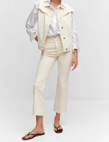 Blugi Mango, crem
