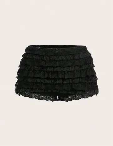 Pantaloni scurti SHEIN, negru