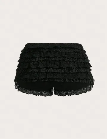 Pantaloni scurti SHEIN, negru