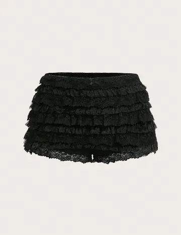 Pantaloni scurti SHEIN, negru