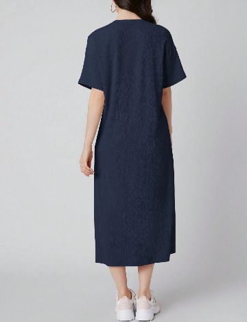 Rochie medie SHEIN, bleumarin