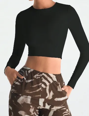 Top SHEIN, negru