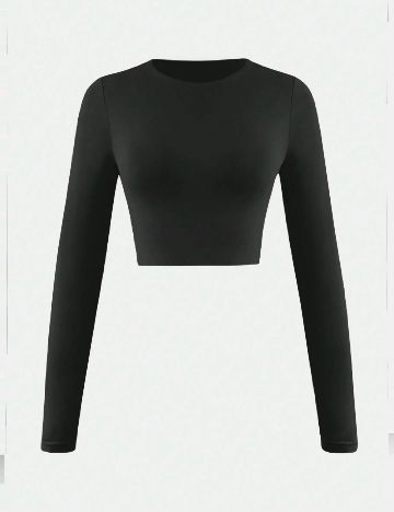 Top SHEIN, negru