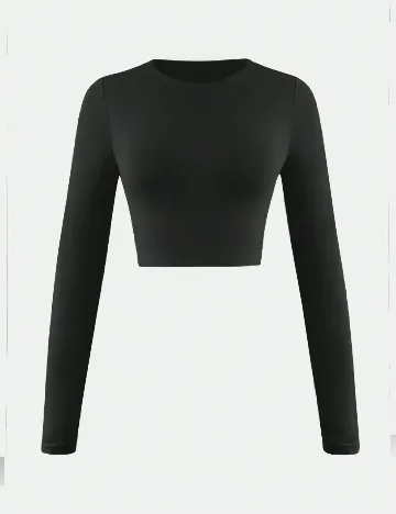 Top SHEIN, negru