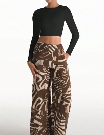 Top SHEIN, negru