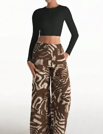 Top SHEIN, negru