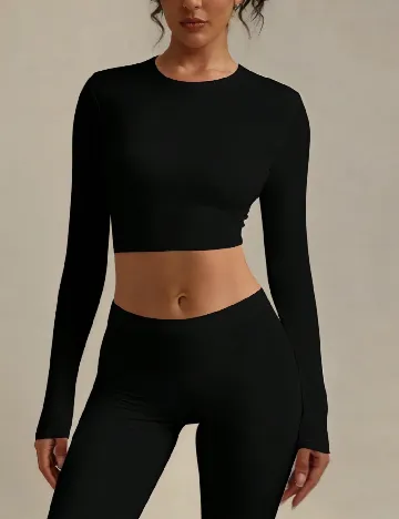 Top SHEIN, negru
