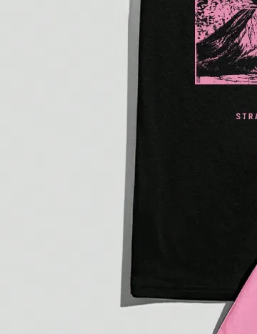Compleu SHEIN, negru/roz