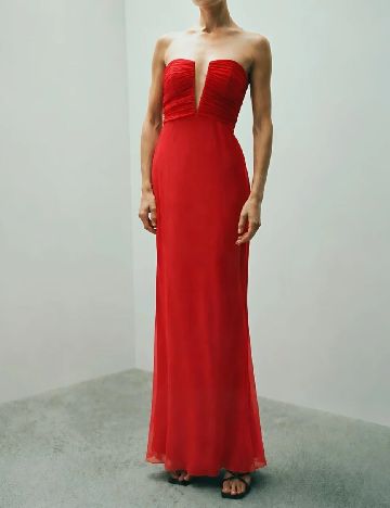Rochie lunga Zara, rosu
