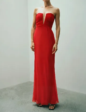 Rochie lunga Zara, rosu