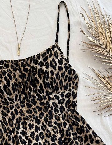 Rochie scurta SHEIN, animal print