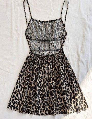 Rochie scurta SHEIN, animal print