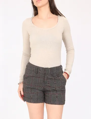 Pantaloni scurti Bershka, gri