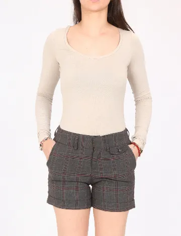 Pantaloni scurti Bershka, gri