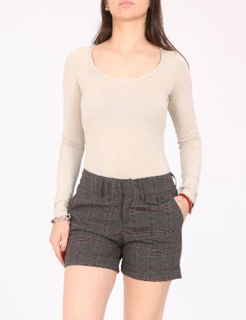 Pantaloni scurti Bershka, gri