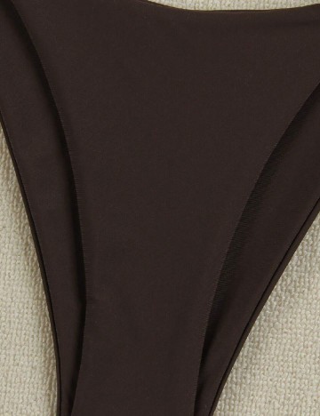 Costum de baie SHEIN, maro