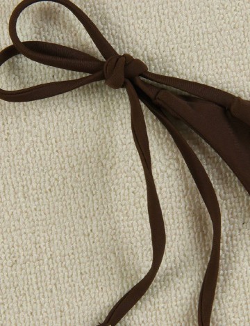 Costum de baie SHEIN, maro